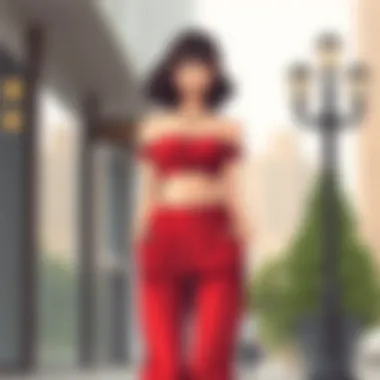 Magnificent Exploring the Red Crop Top and Pants Set: A Fashion Essential