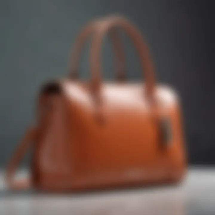 Sleek design of the Cambridge bag showcasing its elegant silhouette