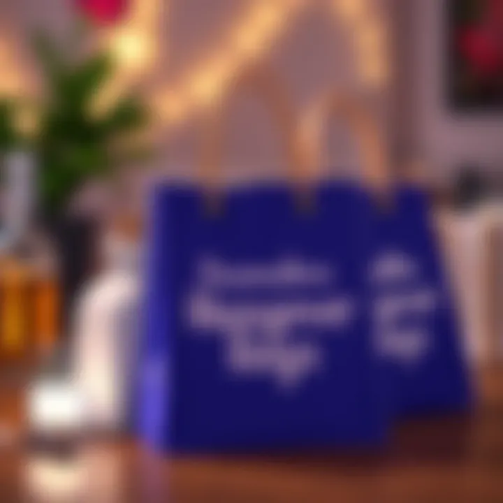 Personalized hangover bags with unique touches for guests