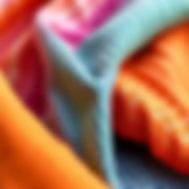 Colorful and textured fabrics ideal for bohemian work attire