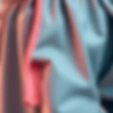 Fabric and Design Details of Wide Leg Shorts Close-up of fabric texture and design details of wide leg shorts.
