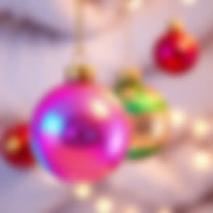 Exploring the Allure of Iridescent Christmas Balls Summary