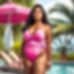 Exploring the Allure of Pink Plus Size Bathing Suits Introduction