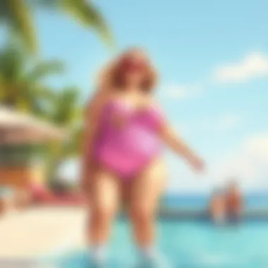 Exploring the Allure of Pink Plus Size Bathing Suits Summary Exploring the Allure of Pink Plus Size Bathing Suits Summary