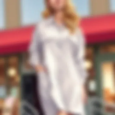 Notable Exploring the Oversized Button Up Shirt Dress