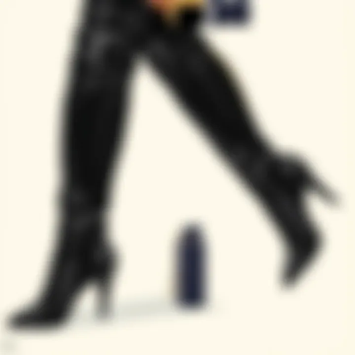 Care tips for maintaining wide calf thigh high heel boots