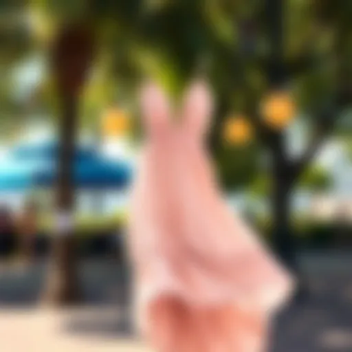 Elegant flowy sundress perfect for summer outings