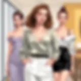 Elegant tops for various occasions