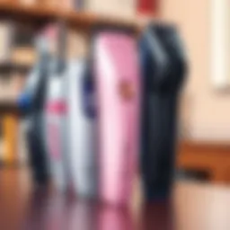 A selection of lady's hair trimmers showcasing various designs and features