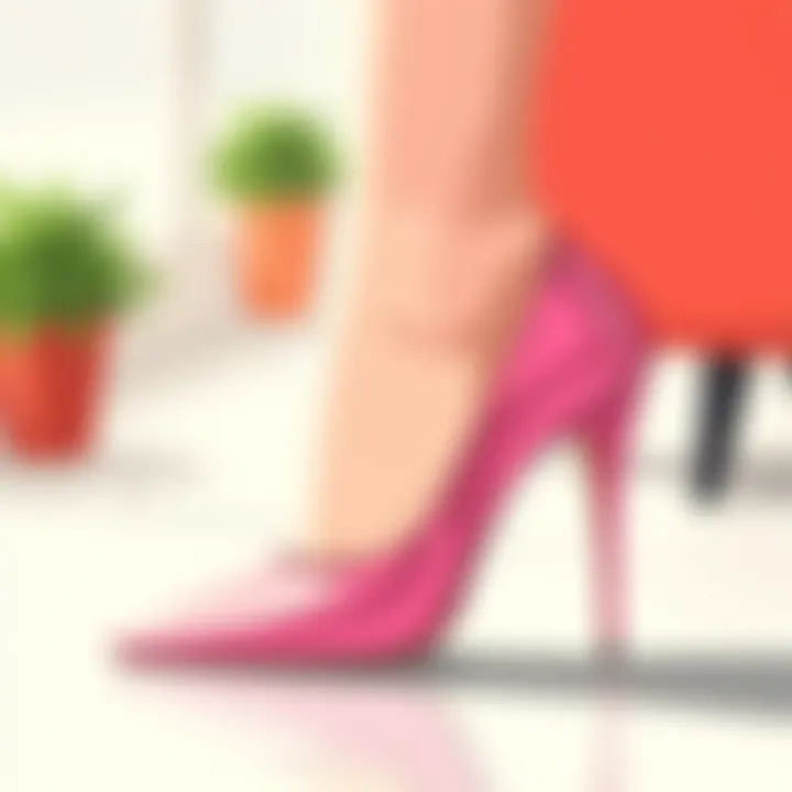 Care tips for maintaining pink stiletto heels