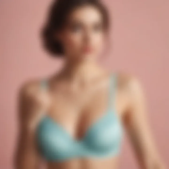 Variety of seamless camisole bras in different colors and styles