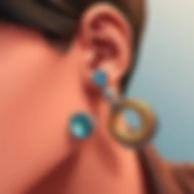 Craftsmanship and Materials of Magnetic Earrings Diverse materials used in crafting magnetic earrings