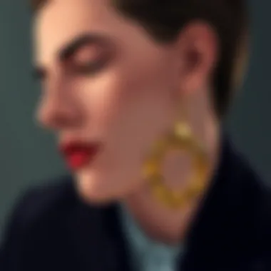 Historical Significance of Magnetic Earrings Historical representation of magnetic earrings in fashion history