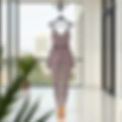 Elegant camisole onesie displayed in a modern setting