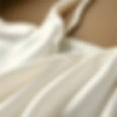 Sustainable Luxury: Fabric Innovations in Camisole Onesies Close-up of fabric texture showcasing sustainability