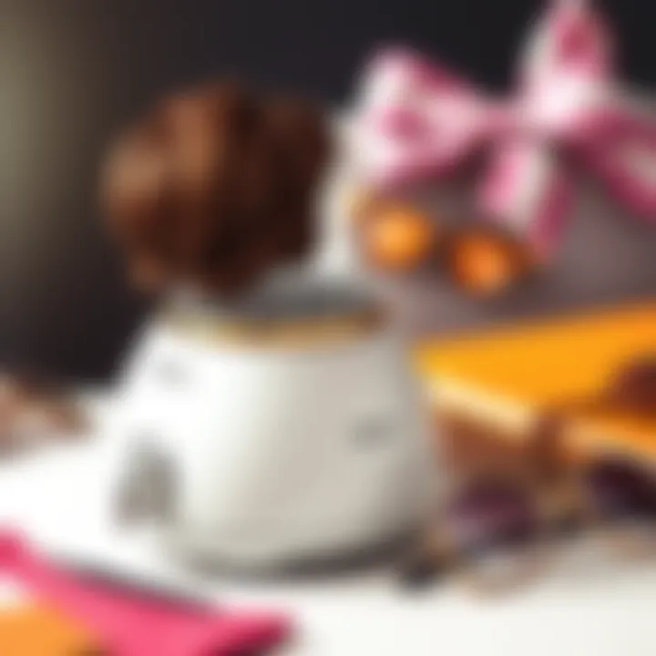 Elegant bun maker alongside fashion accessories