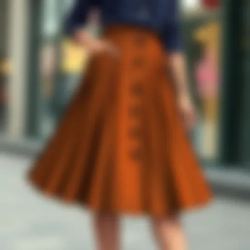 The Versatility and Style of Push Button Pleated Skirts Introduction