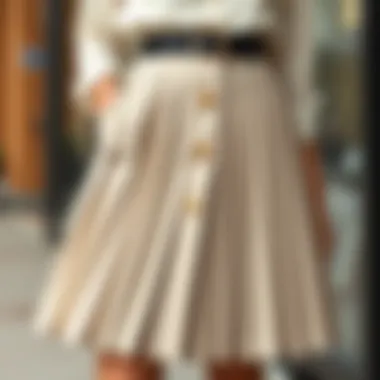 The Versatility and Style of Push Button Pleated Skirts Summary