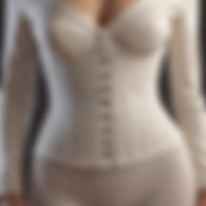 Cotton materials used in the construction of waist cinchers